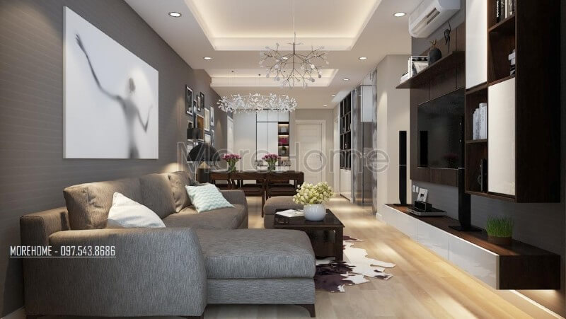 Sofa góc đẹp là giải pháp thông minh đối với không gian nhà nhỏ như chung cư, nhà phố... Thiết kế chung cư hiện đại