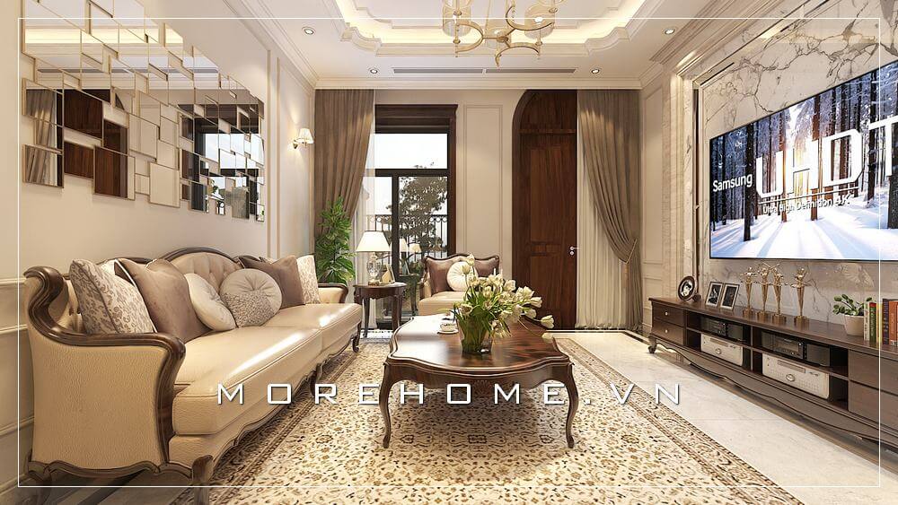 Sofa chung cư tân cổ điển Sofa chung cư tân cổ điển